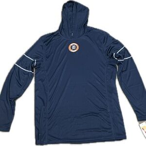 Navy Blue Hooded Sweatshirt